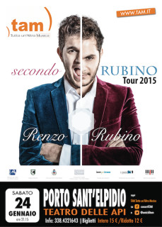 Renzo Rubino a Porto Sant'Elpidio con "secondo Rubino tour 2015"