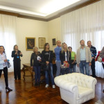 Visitatori a Fermo per "Invito a Palazzo" nella sede di Carifemo