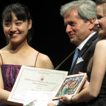 Yukiko Uno, vincitrice categoria C durante la premiazione