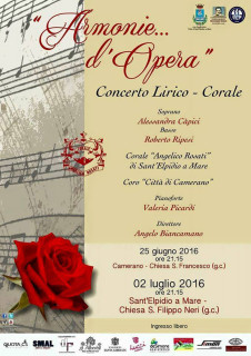 Armonie d'Opera - Concerto a Sant'Elpidio a Mare - locandina