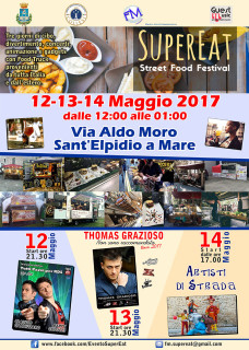 Supereat Street Food Festival a Sant'Elpidio a Mare - locandina