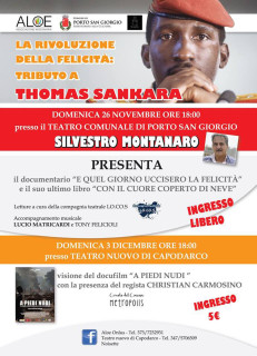 Tributo a Thomas Sankara - locandina
