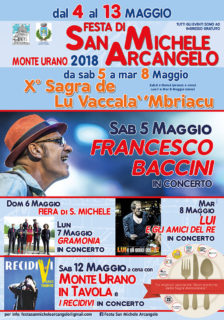 Festa di San Michele Arcangelo a Monte Urano - locandina