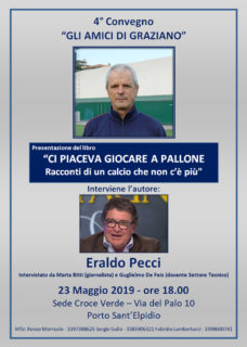 4° Convegno "Gli Amici di Graziano" - 23 maggio 2019 a Porto Sant'Elpidio