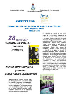 Chiusura "Aspettando… Libri a 180 gradi" con gli autori Mirko Confaloniera e Roberto Cappelletti