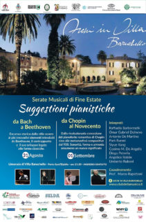 Archi in Villa Baruchello - Suggestioni pianistiche - locandina