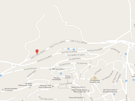 Mappa di via Bellesi, Fermo