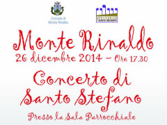 Concerto di Santo Stefano a Monte Rinaldo
