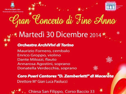 Gran Concerto di Fine Anno a Sant'Elpidio a Mare