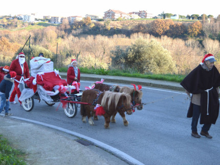 Babbo Natale a Sant'Elpidio a Mare: la slitta