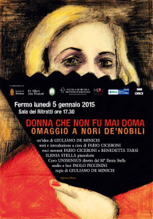 Omaggio a Nori de Nobili a Fermo - locandina