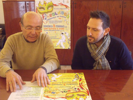 Presentazione Carnevale elpidiense 2015 - Marino Marziali e Alessio Terrenzi