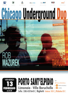 Chicago Underground Duo a Porto Sant'Elpidio - locandina