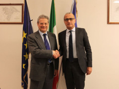 Incontro tra Fabrizio Cesetti e Vittorio Saladino