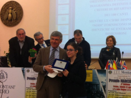 Una studentessa premiata all'ITI Montani di Fermo