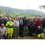 Esercitazione Protezione Civile nella Valdaso: foto di gruppo