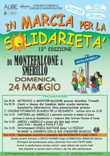 Marcia Solidarietà Montefalcone-Smerillo - locandina