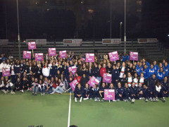 Foto di gruppo all'Arena Europa di Porto San Giorgio