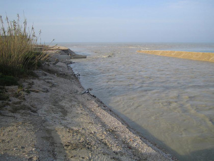 La foce del fiume Chienti