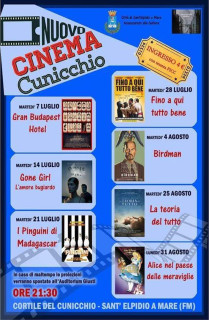 Nuovo Cinema Cunicchio 2015 - Sant'Elpidio a Mare - locandina