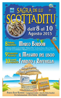 Sagra de lu Scottaditu 2015 - locandina