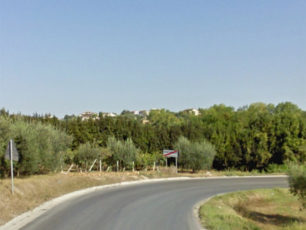 Il luogo dell'incidente a Cretarola di Sant'Elpidio a Mare