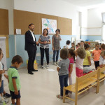 Sindaco Terrenzi di Sant'Elpidio a Mare in visita alla scuola dell'infanzia di Castellano