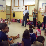 Terrenzi in visita alla scuola primaria di Sant'Elpidio a Mare