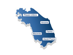 La regione Marche e le province marchigiane