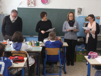 Letture in classe a cura dell'Associazione Arcobaleno Genitori per la scuola