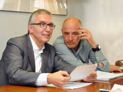 Ripristino fondo regionale per i servizi sociali: la conferenza stampa di presentazione con Ceriscioli e Volpini