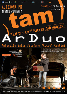 Antonello Salis/Stefano Cocco Cantini "ArDuo" - locandina