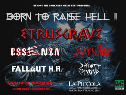 Born to Raise Hell II a Porto Sant'Elpidio