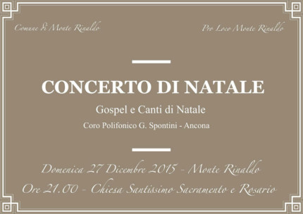 Concerto di Natale a Monte Rinaldo