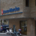 La filiale di Banca Marche ad Ancona, in via Marsala