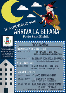 Arriva la Befana a Porto Sant'Elpidio - locandina