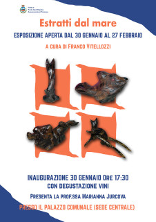 Estratti dal mare - Mostra a Porto Sant'Elpidio - locandina