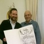 Alessio Terrenzi e Domenico Ciarrocchi, sopravvissuto alla strage di Massignano