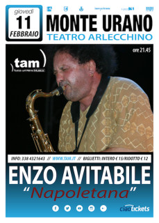 Enzo Avitabile a Monte Urano - locandina