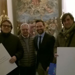 Marco Civoli e Roberto Boninsegna in visita a Sant'Elpidio a Mare