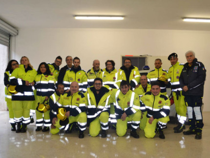 Addestramento della Protezione Civile di Sant'Elpidio a Mare