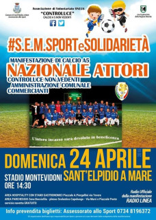 Nazionale Attori a Sant'Elpidio a Mare il 24 aprile 2016 - locandina