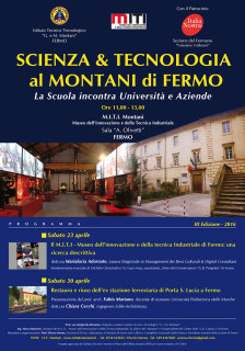 Scienza e Tecnologia al Montani di Fermo - edizione 2016 - locandina