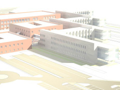 Rendering nuovo ospedale di Fermo