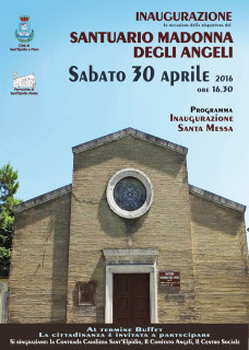 Inaugurazione Chiesa degli Angeli a Sant'Elpidio a Mare - locandina