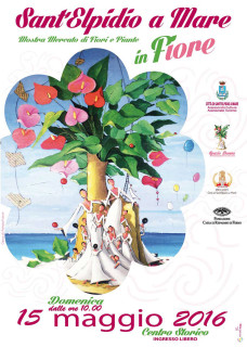 Festa dei Fiori 2016 - Sant'Elpidio a Mare - locandina