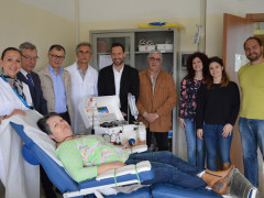 Consegna macchina per plasmaferesi a Sant'Elpidio a Mare