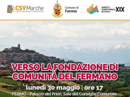 Verso fondazione di comunità del fermano