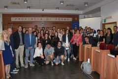 Aronne Perugini incontra studenti Erasmus
