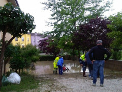 Maltempo: allagamenti a Servigliano - foto da Facebook